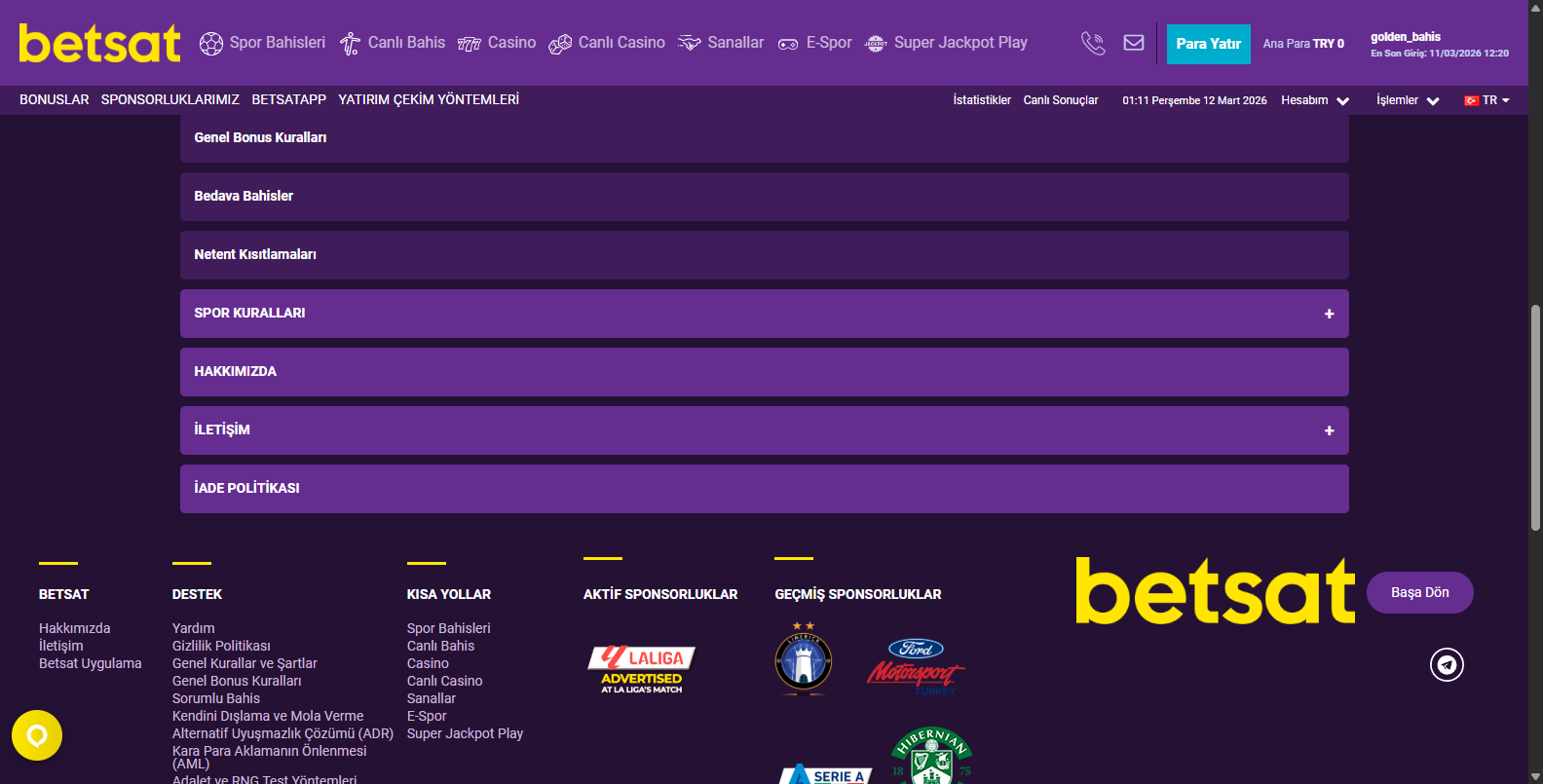 Betsat Canlı Casino Baccarat Oyna