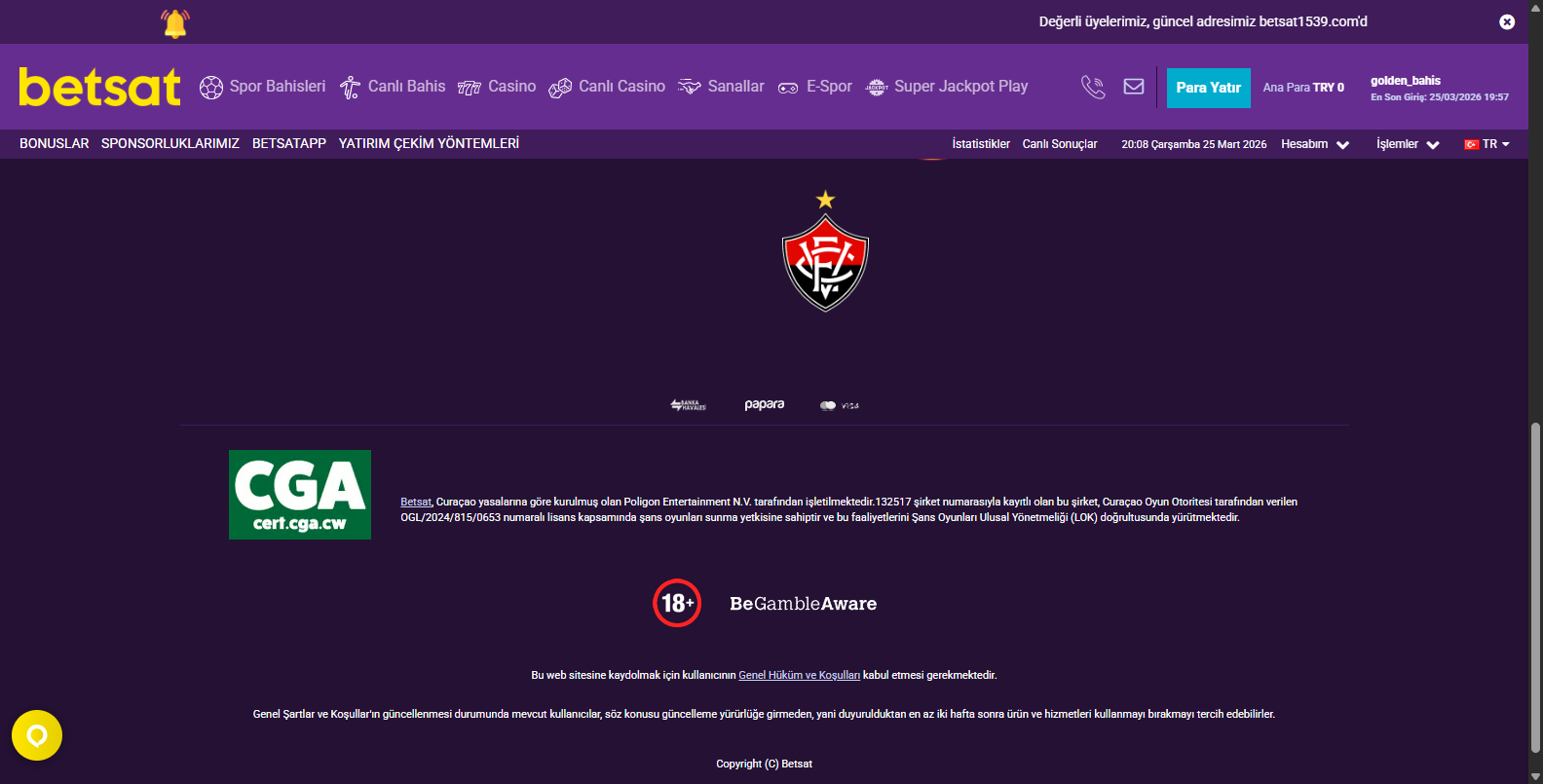 Betsat Hoş Geldin Bonusu