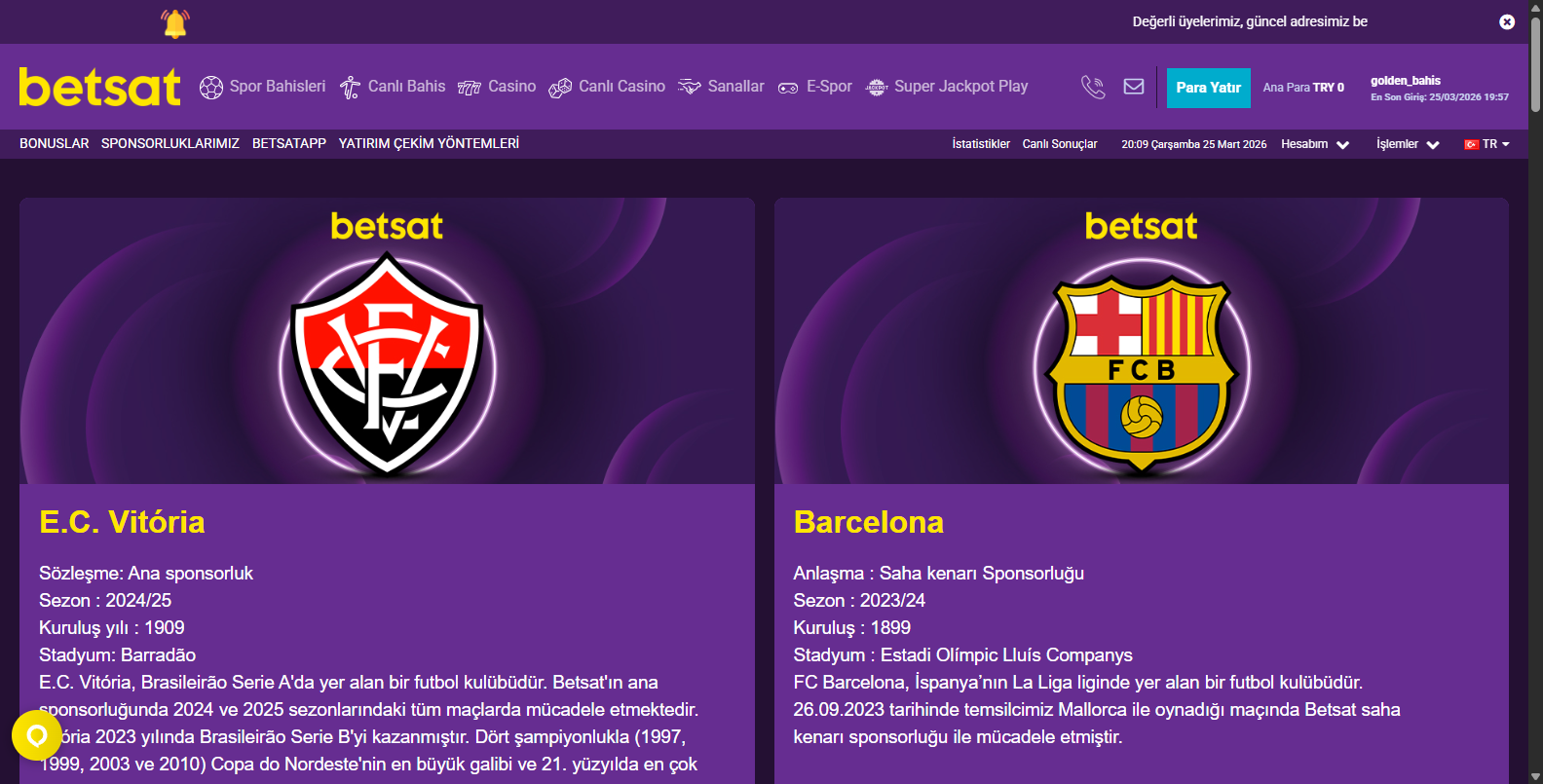 Betsat VIP Olma ve VIP Yatırım Bonusu